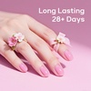 image:imageJODSONE Dark Red Gel Nail Polish 10ml Burgundy Red Gel Polish High Gloss Soak Off U V Nail French Nail Manicure Salon DIY at HomeB54
