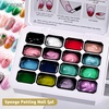 image:imageJODSONE Ombre Patting Gel Polish Pallete Sponge Gradient Effect 16 Colors32SET3