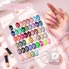 image:imageJODSONE Ombre Patting Gel Polish Pallete Sponge Gradient Effect 16 Colors50KIT