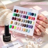 image:imageJODSONE Ombre Patting Gel Polish Pallete Sponge Gradient Effect 16 Colors50KIT