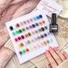 image:imageJODSONE Ombre Patting Gel Polish Pallete Sponge Gradient Effect 16 Colors50KIT