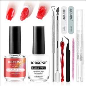 image:imageJODSONE Gel Nail Polish Remover and Latex Tape Kit Manicure Tools Set2pcs 15ML Gel Nail Remover Latex Tape Kit