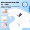 image:imageJODSONE UShaped White Manicure Arm Rest for Nails Tech with Rotating 360BuiltIn Phone Holder and Adjustable Nail Arm Rest Detachable Manicure Hand Rest for Salon Design Includes White Nail MatWhiteWith Black Gloves