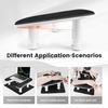 image:imageJODSONE UShaped White Manicure Arm Rest for Nails Tech with Rotating 360BuiltIn Phone Holder and Adjustable Nail Arm Rest Detachable Manicure Hand Rest for Salon Design Includes White Nail MatBlackWith Mat